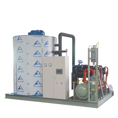 Industrial 3 Ton Flake Cooling Ice Machine Food Flake Ice Machine For Seafood Freezing